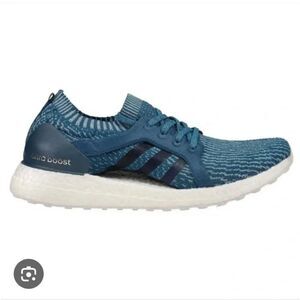Adidas X Parley Ultra Boost Teal Running Shoes Size 7.5 Boys Or Womens 9